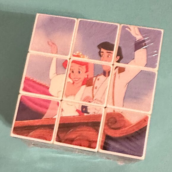 Little Mermaid Themed Rubix Cube Sealed - Picture 3 of 4